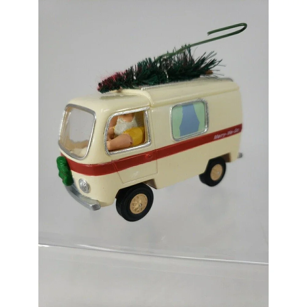 Hallmark Merry We Go Ornament VTG 1995 The Claus's RV Motorhome Santa Camping